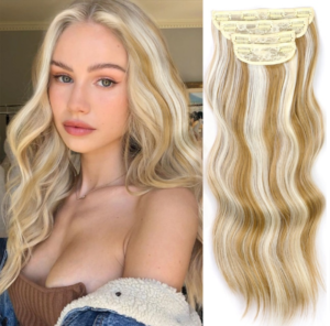 human-hair-clip-in-hair-extension-blonde-brown